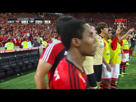 Flamengo 2 x 0 Atlético PR - Final Copa do Brasil - Os gols e os minutos finais