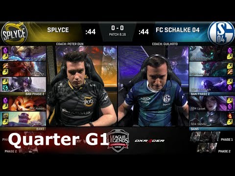 Splyce vs FC Schalke 04 | Game 1 Quarter Finals S8 EU LCS Summer 2018 | SPY vs S04 G1