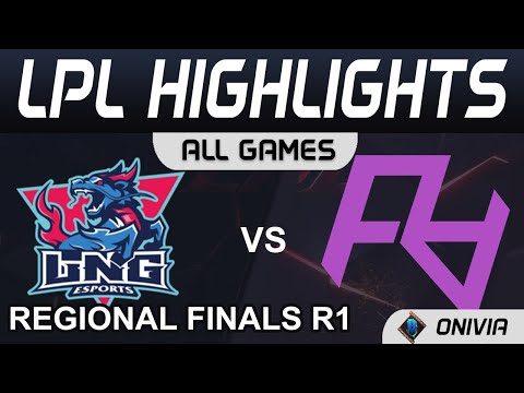 LNG vs RA Highlights ALL GAMES LPL Regional Finals R1 2021 LNG Esports vs Rare Atom by Onivia