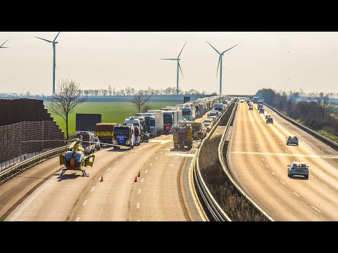 Schwerverletzter bei Auffahrunfall auf A9