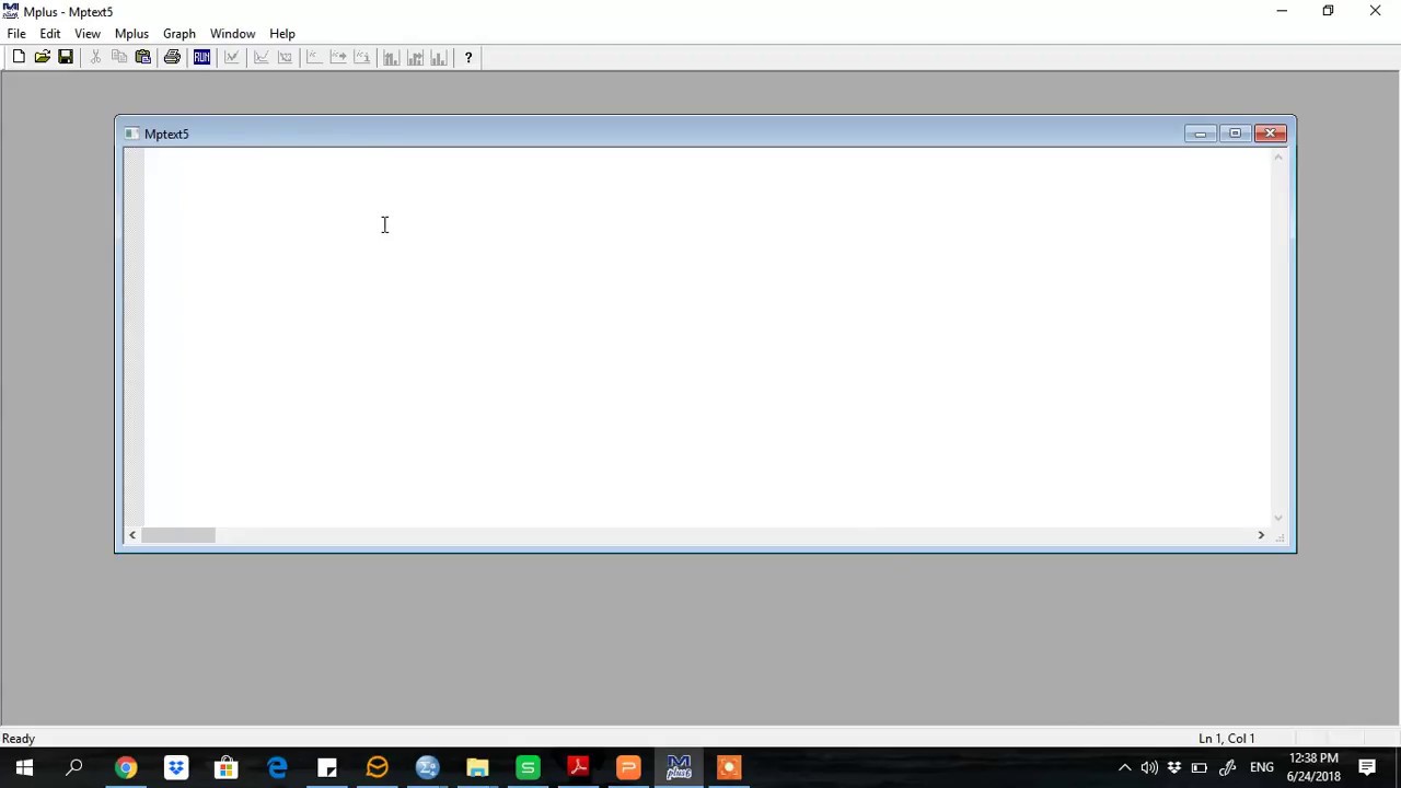 Mplus: Descriptive statistical analysis with Mplus