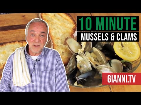 10 Minute Mussels & Clams via Campagnia, Italian Recipe - Gianni's North Beach
