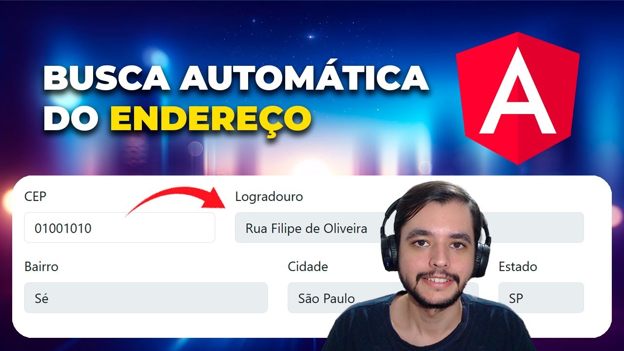 Como buscar o endereço pelo CEP em formulários Angular 17 e 18.