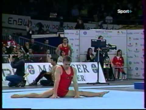 Ioan Silviu SUCIU (ROM) floor - 2003 DTB Cup semi final