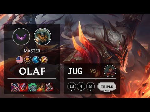 Olaf Jungle vs Graves - NA Master Patch 12.1