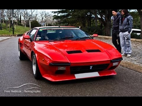 Detomaso Pantera GTS Start-Up Engine & Acceleration