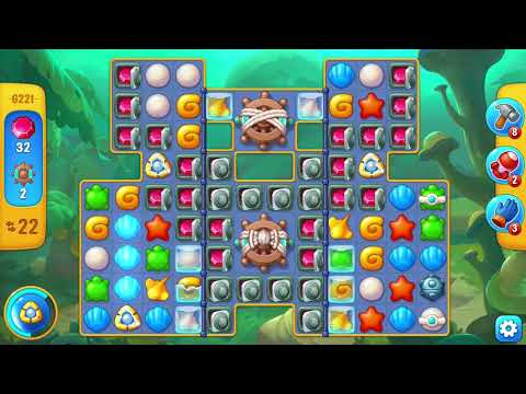 [FISHDOM Walkthrough] Level 6221 (Qua màn - Fishdom)