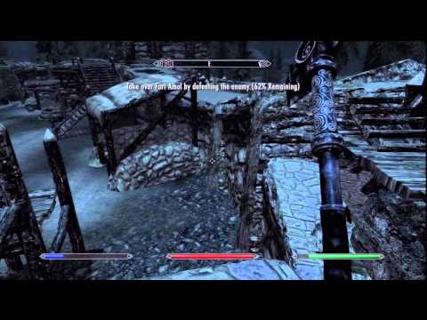 The Elder Scrolls V: Skyrim  HD (PS3) Part 156 - Battle for Fort Amol