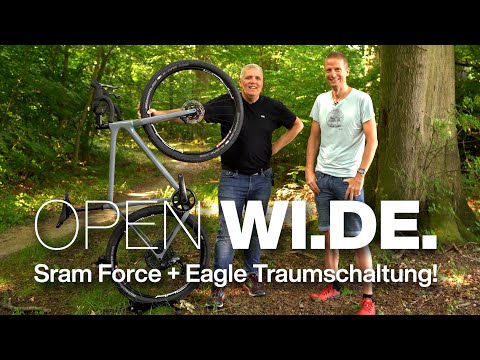 OPEN WI.DE. Dream bike with Sram Force eTap axs shifters/crank + Eagle axs 10-50 cassette