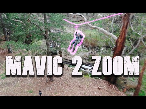 DJI MAVIC 2 ZOOM REVIEW 4K -  CAN IT ZIP LINE ACTIVE TRACK ?