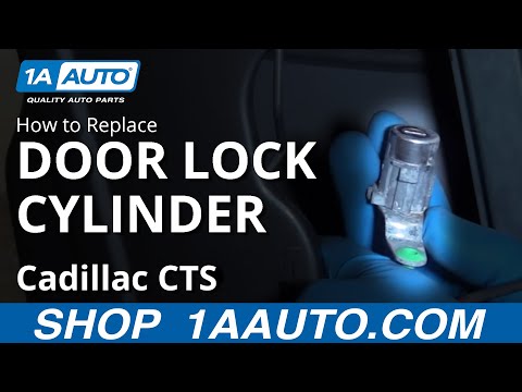 How to Replace Door Lock Cylinder 03-07 Cadillac CTS