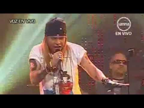 3era  PRESENTACION DE AXL ROSE PERUANO EN YO SOY CANTA PATIENCE DE GUNS ROSE