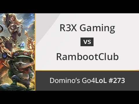 R3X Gaming vs. RambootClub - Semifinal - Domino's Go4LoL #273