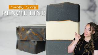 The Sunday Swirl Ep. 6: Gold Pencil Line Soap