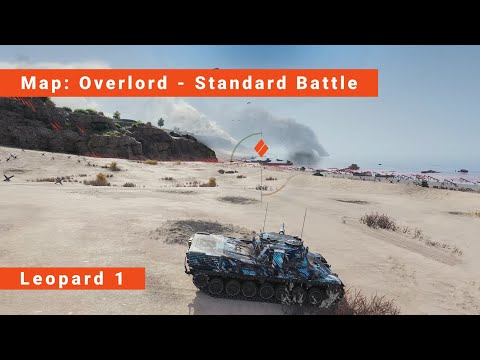 WoT - Leopard 1 - 4k dmg - Overlord  - Standard Battle