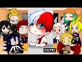Pro Heroes React To Baby Class 1A Students BNHA MHA Gacha Club