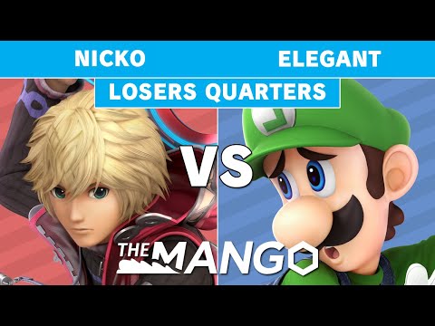 The Mang0 3 - Demise | Nicko (Shulk) VS Elegant (Luigi) Losers Quarters - Smash Ultimate