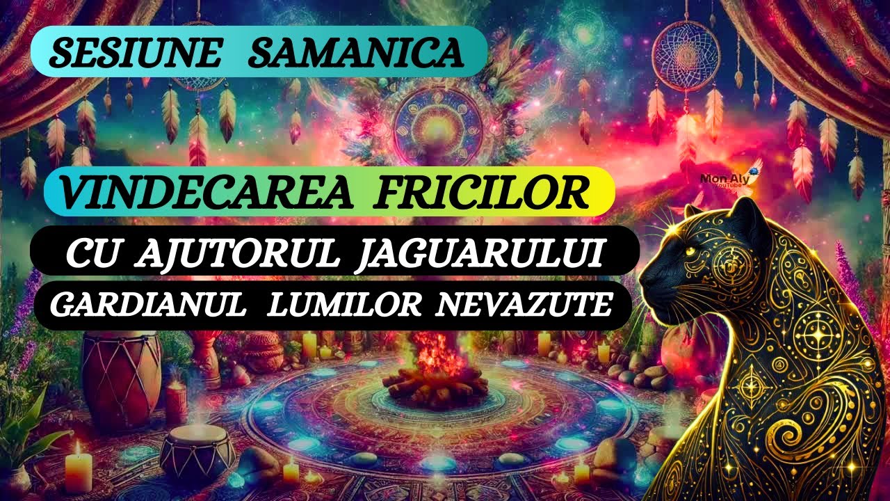 SESIUNE SAMANICA PENTRU VINDECAREA FRICILOR CU AJUTORUL JAGUARULUI, GARDIANUL LUMINLOR NEVAZUTE