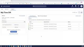 ADP   Requesting Time Off Instructions