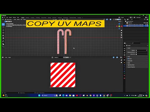 Copy UV map in Blender | Link same UVs on multiple objects