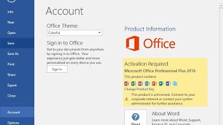 របៀប Activate Ms office 2016, 2019  #microsoft #pc #official