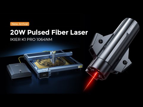 20W Fiber Laser! iKier K1 Pro 1064nm Laser Marking and Engraving Machine brings enough surprises