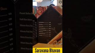 Menu - Saravana Bhavan in Plano, Texas, America - Vegetarian Restaurant #ka2vasi தமிழ்