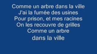 karaoké comme un arbre dans la ville