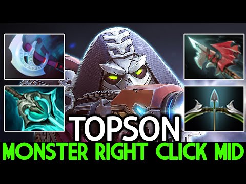 TOPSON [Sniper] Monster Right Click Mid with Diffusal Blade Dota 2