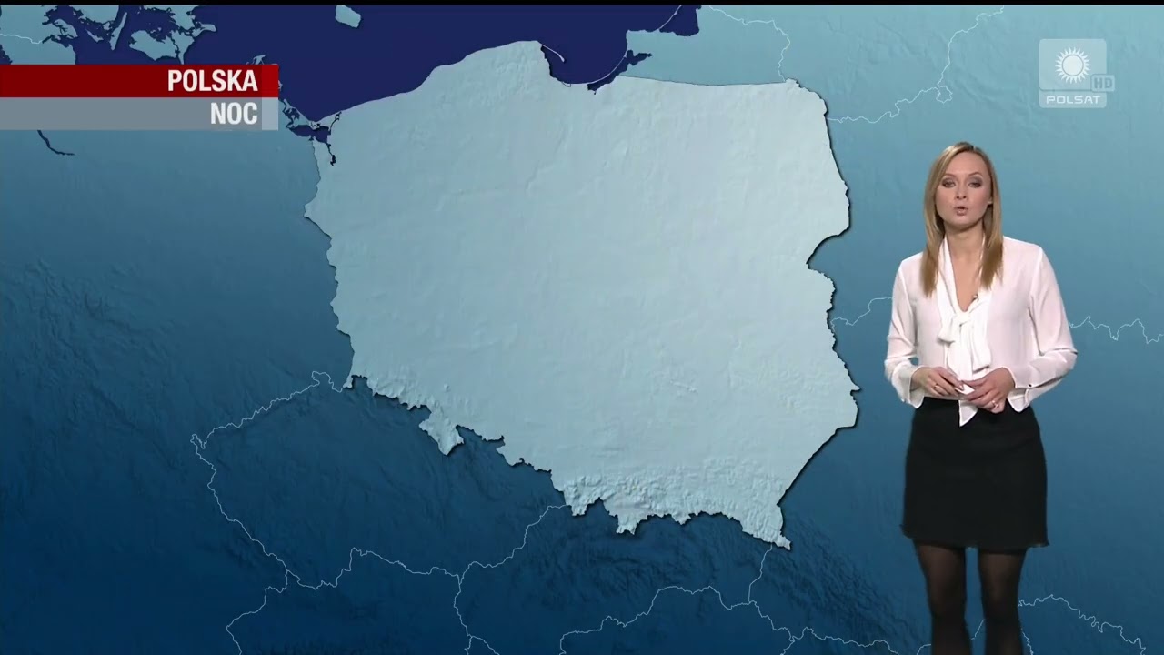 Milena Rostkowska-Galant mini czarne rajstopy pogoda 13.12.2017