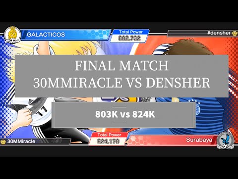 Who is the Indonesian Football King? Here is the final match 30MMiracle (803k) vs DENSHER (824k)
