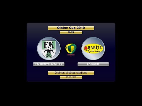U-15 FK Tukums/TSS - SK Babīte (Olaine Cup 2019)