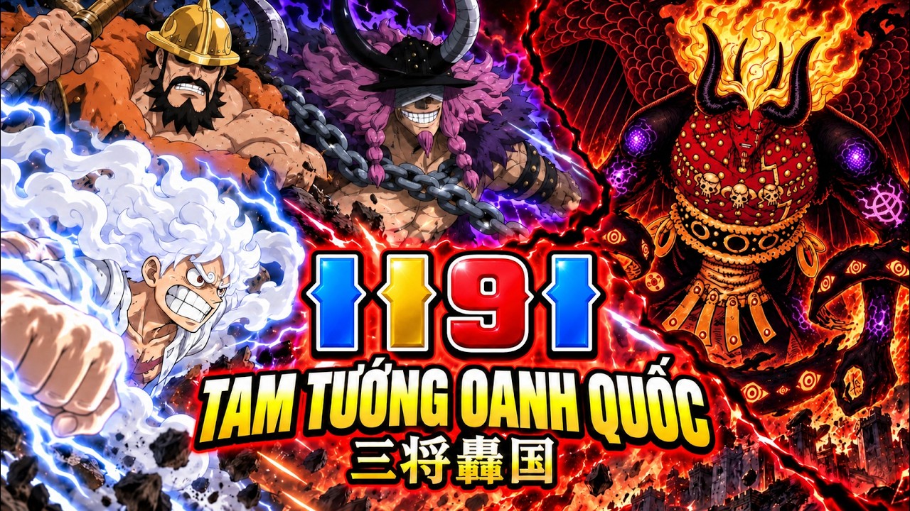 “Vẫn Còn Có Loki!” | Phân Tích One Piece 1191 (P2) Tam Tướng Hợp Kích IMU “Quái Vật”