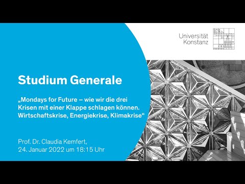 „Mondays for Future – Wirtschaftskrise, Energiekrise, Klimakrise“