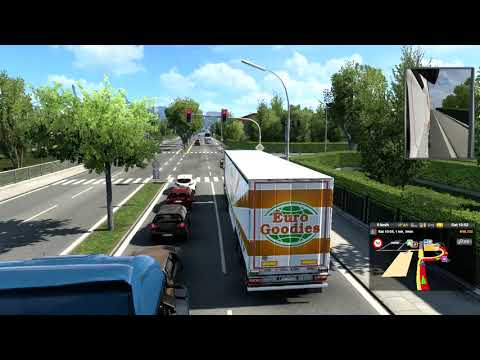 Milk Delivery from Kiel to Hamburg by Mercedes Benz Actros | Euro Truck Simulator 2