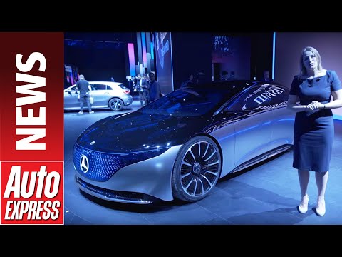 Mercedes Vision EQS concept - luxurious all-electric concept previews halo EV model