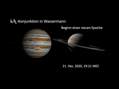 Jupiter-Saturn-Konjunktion 2020 - Beginn einer neuen Epoche