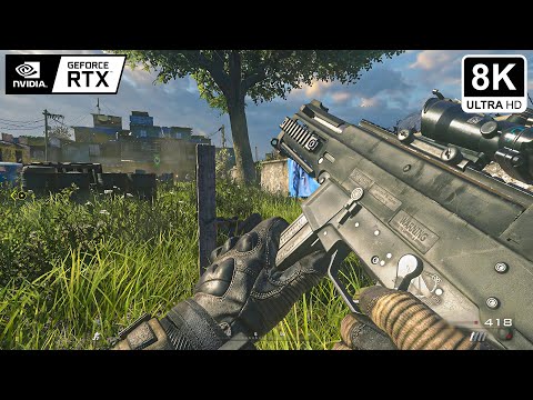 Favela Firefight [PC UHD 8K] Next-Gen Ultra Realistic Graphics Gameplay Call of Duty
