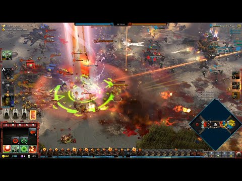 Nexus Wars 2020: Space Marines vs Orks, 3v3, Hard AI - Warhammer 40K: Dawn Of War 3 - Deathwatch Mod