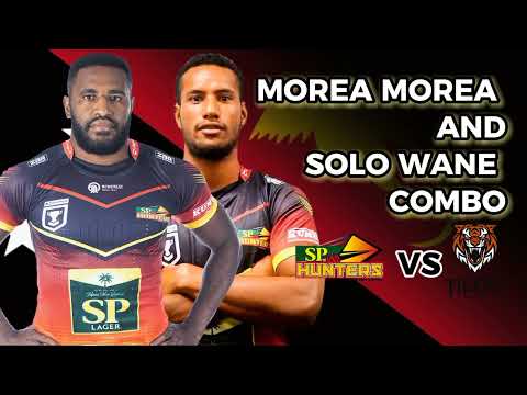 PNG Hunters Solo Wane & Morea Morea Combination a terrific | Round 3 against the Brisbane Tigers.