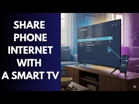 How to share smartphone mobile data (internet) to stream a smart TV #mobilehotspot
