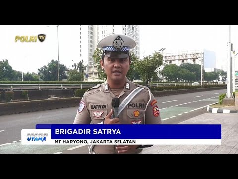 NTMC POLRI - PANTAUAN ARUS LALU LINTAS DI MT HARYONO, JAKARTA SELATAN