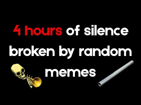 4 Hours of silence broken by random memes....