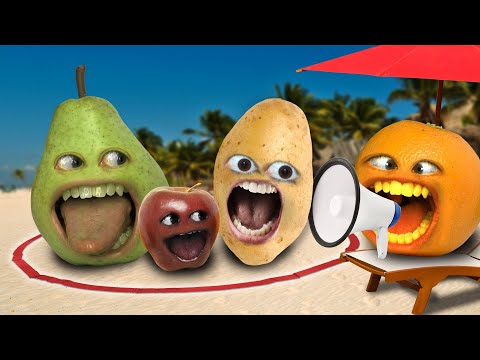 惱人的橙子--最後一個離開圈圈的人就能獲得假期! (Annoying Orange - Last to Leave the Circle Wins a Vacation!)