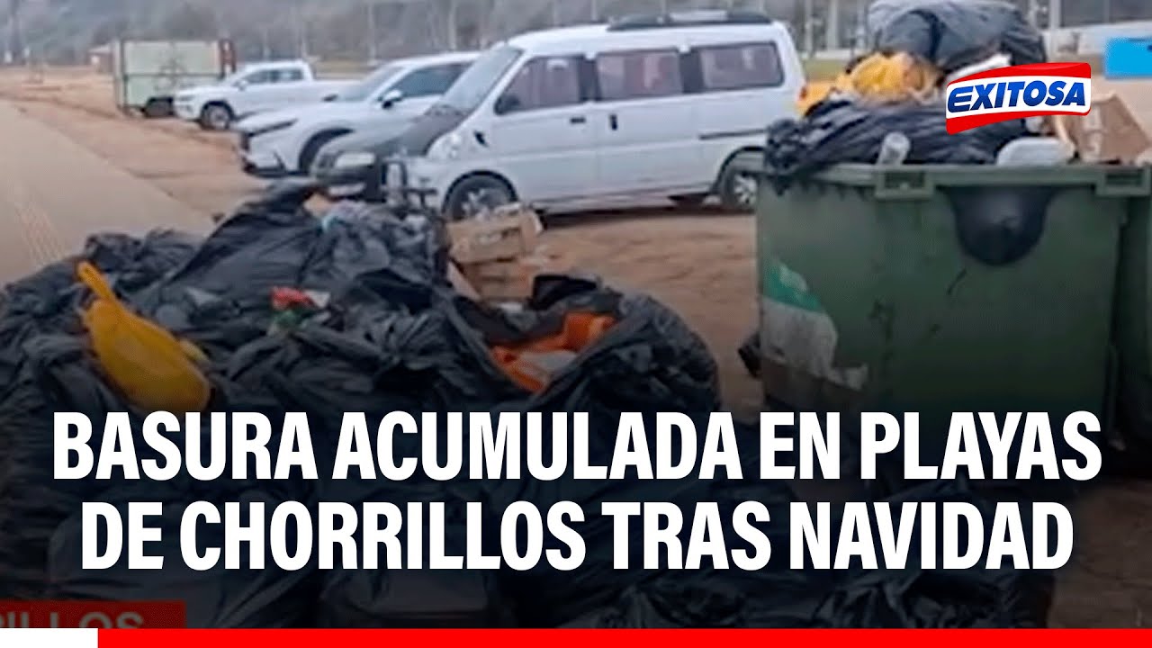 🔴🔵 Playas Agua Dulce y La Herradura terminan llenas de basura tras celebraciones por Navidad