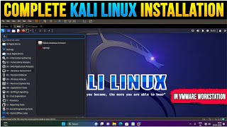 How to Install Kali Linux In VMware Workstation 2024 | Process of Kali Linux Installation in VMware💻