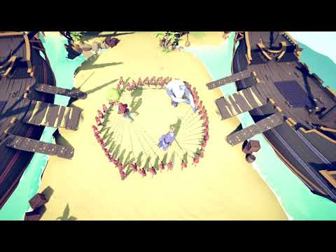 PIRATES RAID black beard vs pirate queen (TABS)