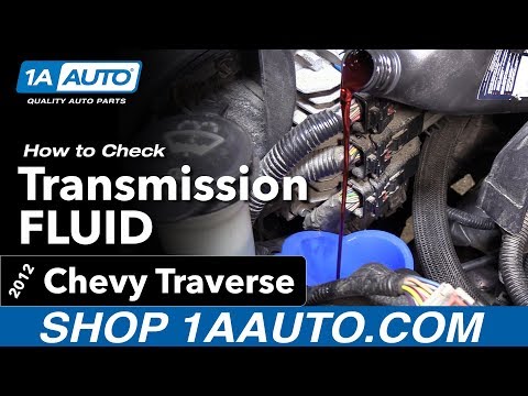 How to Check Transmission Fluid 09-17 Chevy Traverse