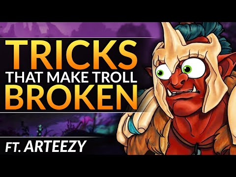 Why ARTEEZY is THE BEST CARRY: BROKEN Troll Warlord Tips and Tricks - Dota 2 Pro Guide