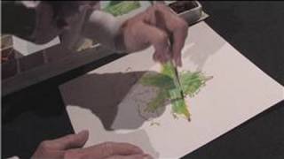 Watercolor Painting : How to Paint Leaves in Watercolor